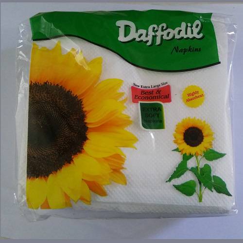 Daffodil White Napkins, 30 x 30 cm, 50 Napkins